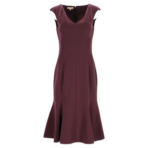 Michael Kors Purple Trumpet Dress